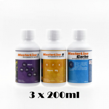 MasterLine I + II + Carbo - Dünger Set Basis (je 200ml)