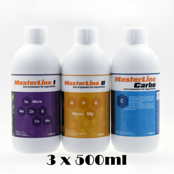 MasterLine I + II + Carbo - Dünger Set Basis (je 500ml)